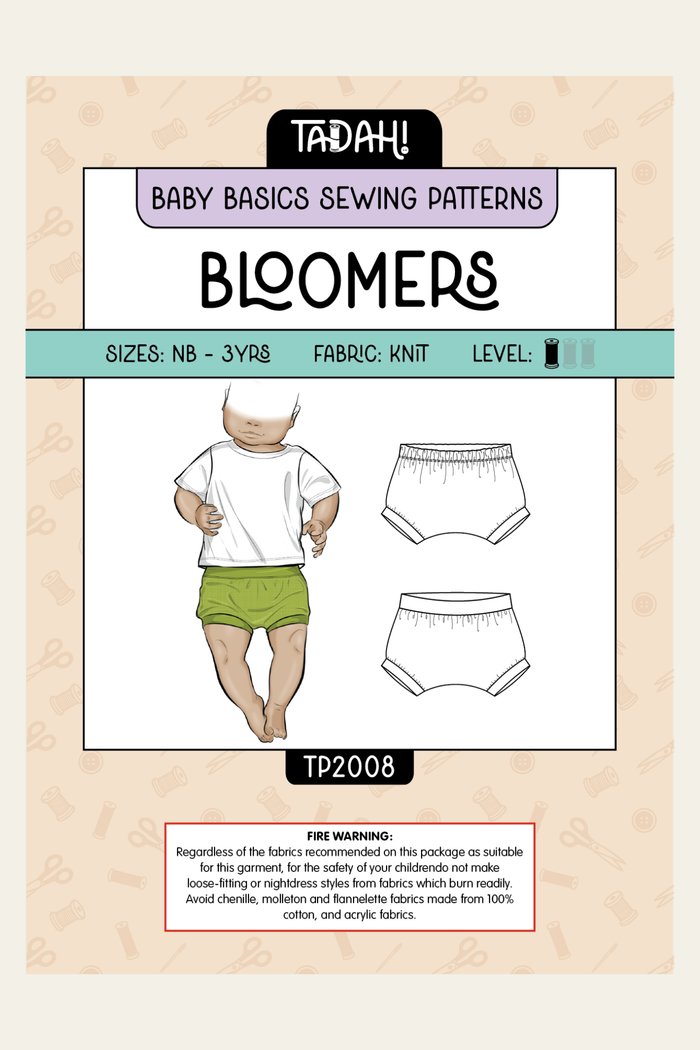 Baby Basics - Knit - Bloomers Sewing Pattern