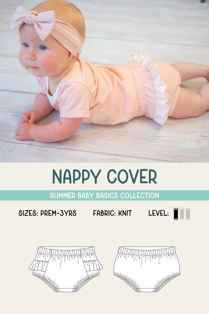 Baby Basics - Knit - Nappy Cover Sewing Pattern