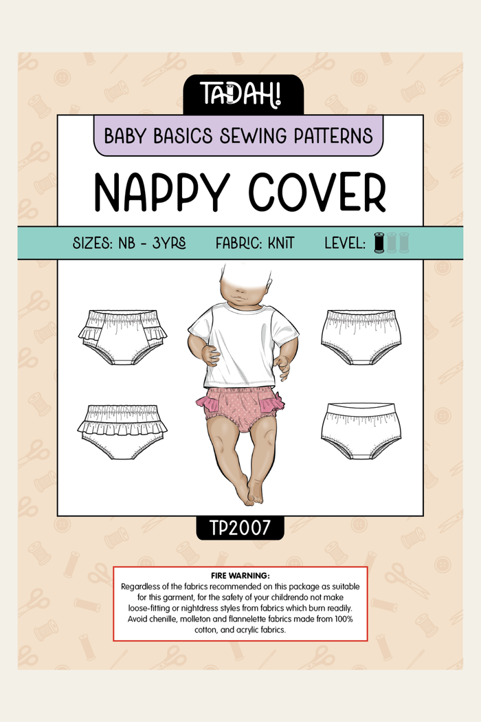 Baby Basics - Knit - Nappy Cover Sewing Pattern