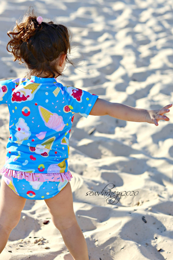Baby Basics - Knit - Raglan Tee & Dress Sewing Pattern