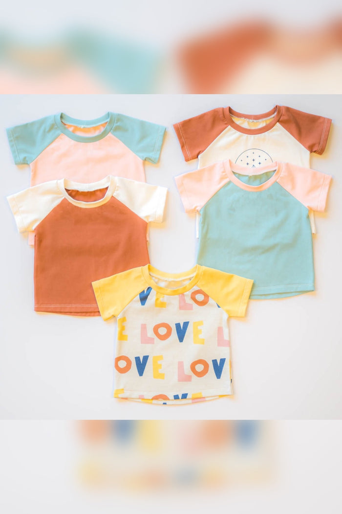 Baby Basics - Knit - Raglan Tee & Dress Sewing Pattern