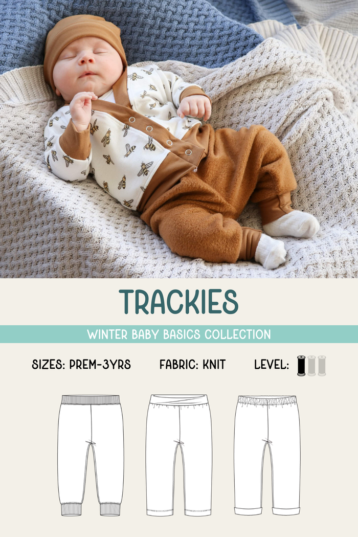 Baby Basics - Knit - Trackies Sewing Pattern