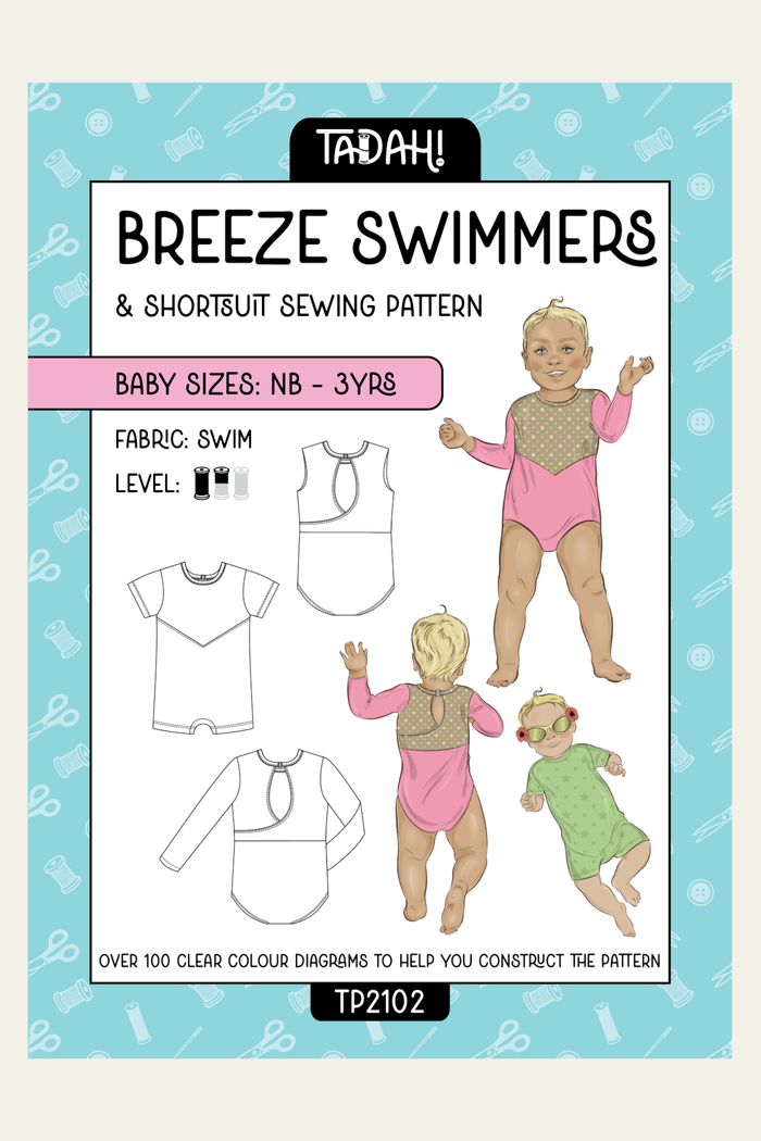 Baby Breeze Swimmers Sewing Pattern