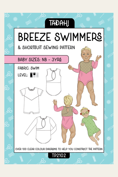 Baby Breeze Swimmers Sewing Pattern