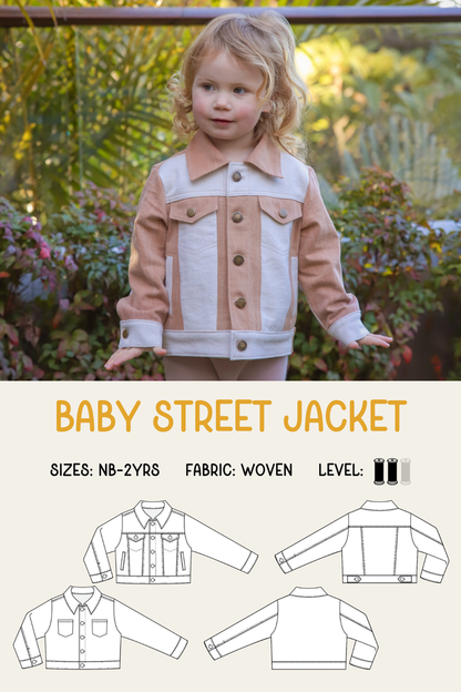 Baby Street Jacket Sewing Pattern