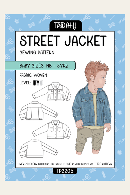 Baby Street Jacket Sewing Pattern
