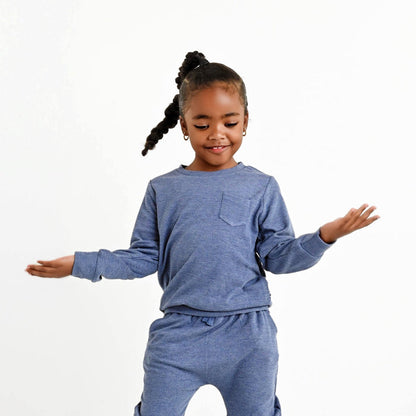 Bamboo Waffle Kids' Jogger Set - Line Dry Only - Jammie Session