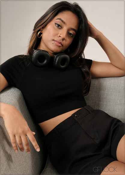 Basic Crop Top - 100925