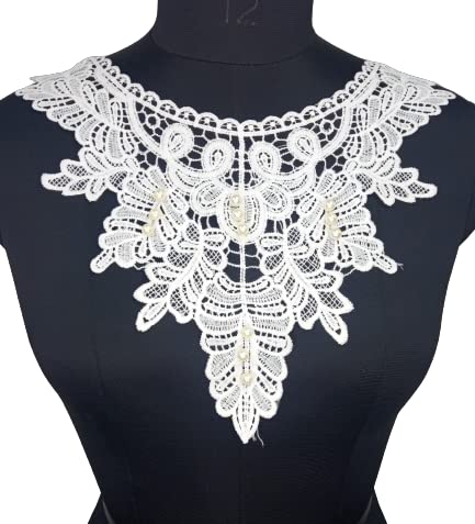 Ani Accessories Beaded Beauty Lurex neckline with shimmering beads and metallic threads for festive dresses and elegant wear