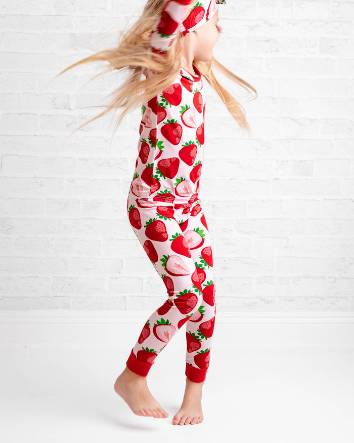Berry Sweet (Strawberry) Long Sleeve PJ's - Jammie Session