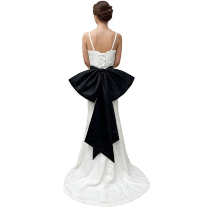 Big Bow Detachable for Wedding Dress with Adjustable Waistband