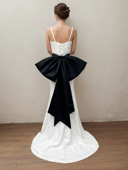 Big Bow Detachable for Wedding Dress with Adjustable Waistband