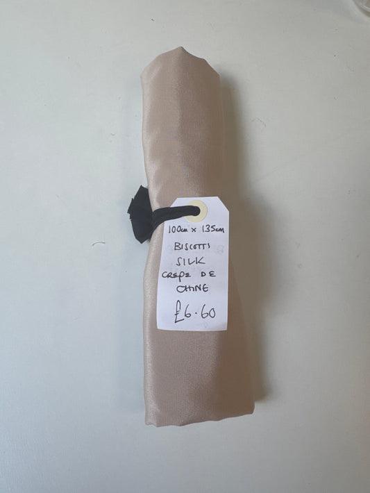 Biscotti Crepe de Chine Silk Remnant
