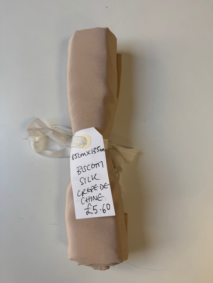 Biscotti Silk Crepe De Chine Remnant