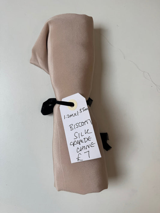 Biscotti Silk Crepe De Chine Remnant