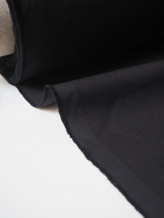 Black Cotton Canvas