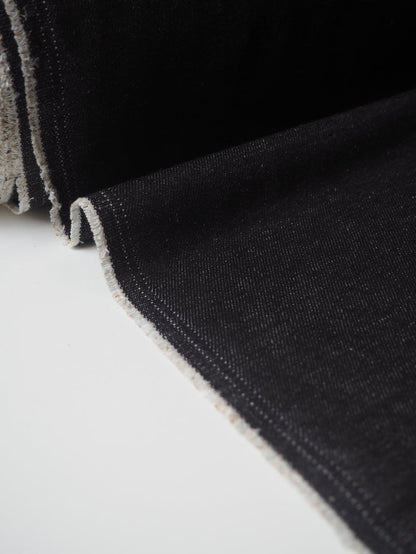 Black Cotton Denim 11oz