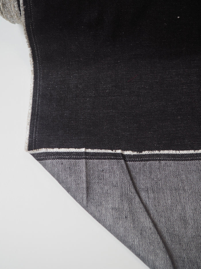Black Cotton Denim 11oz