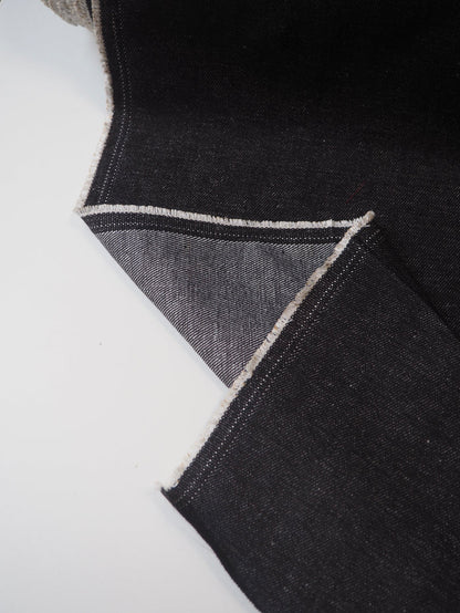 Black Cotton Denim 11oz
