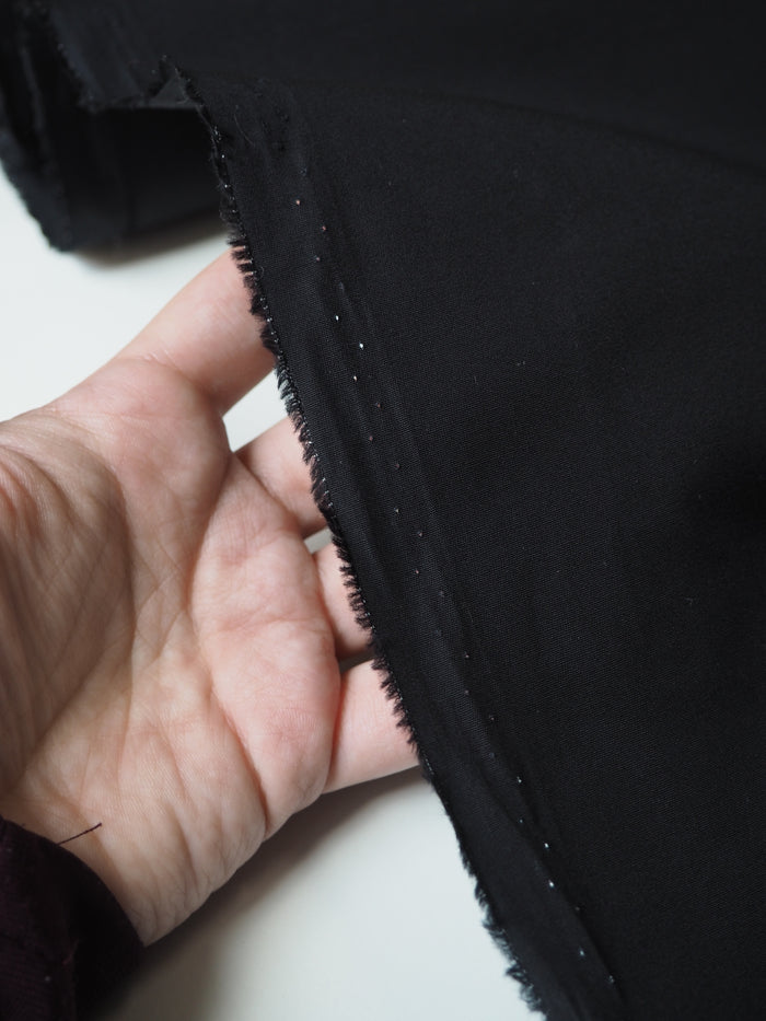 Black Double Cotton