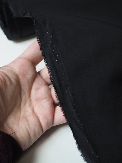 Black Double Cotton