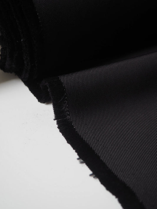 Black Heavy Viscose Twill