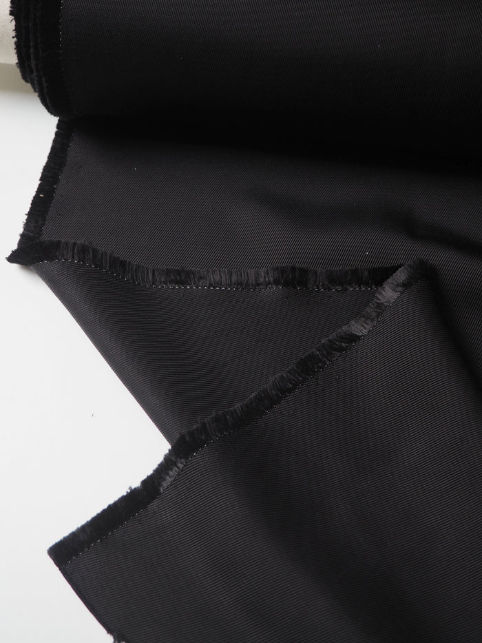 Black Heavy Viscose Twill