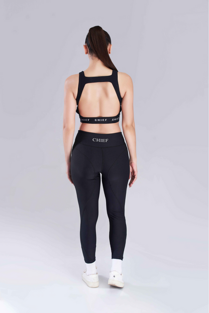 Black Level Up Sports Bra