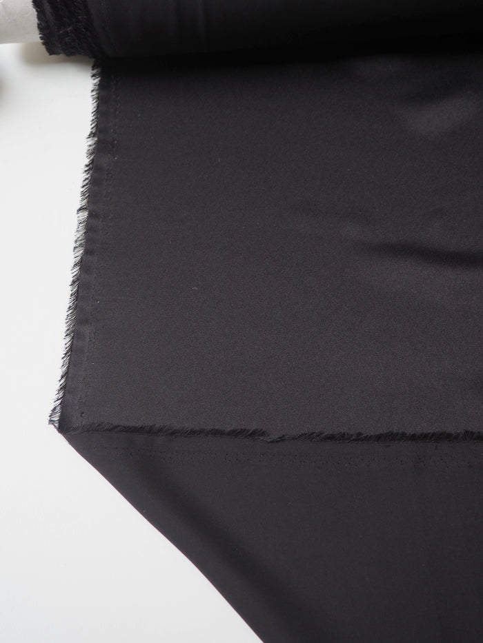 Black Lightweight Satin
