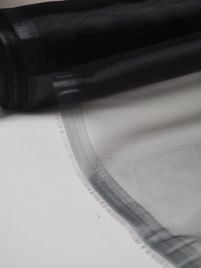 Black Liquid Organza