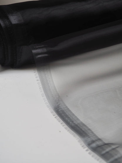 Black Liquid Organza