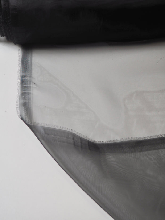 Black Liquid Organza