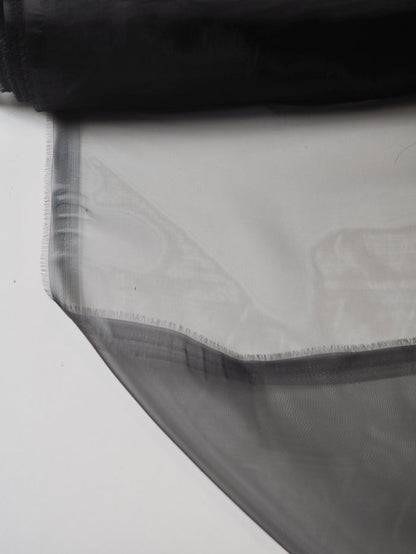 Black Liquid Organza