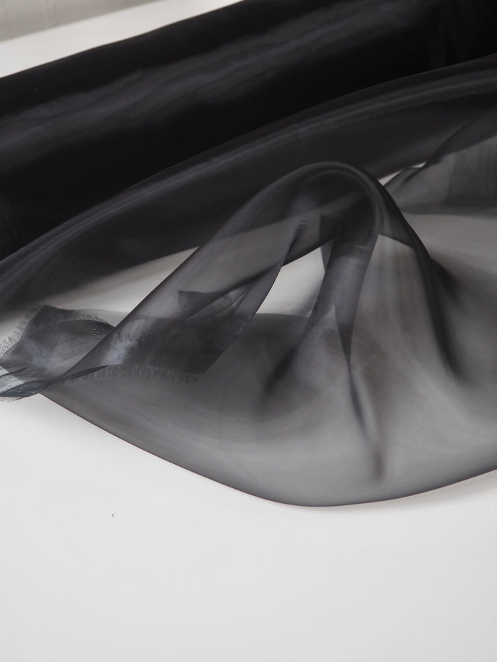 Black Liquid Organza