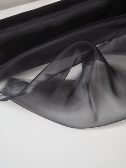 Black Liquid Organza