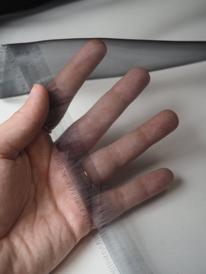 Black Liquid Organza