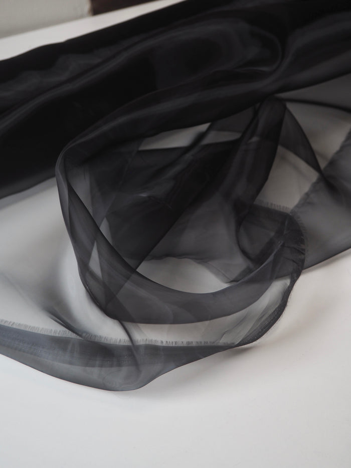 Black Liquid Organza