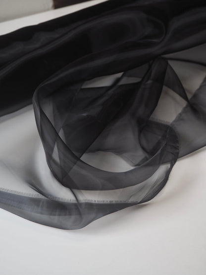 Black Liquid Organza