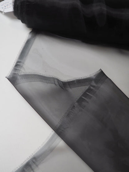 Black Liquid Organza