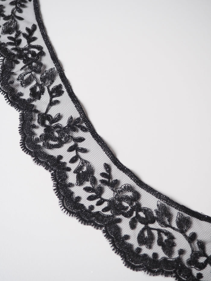 6cm-Black Lurex