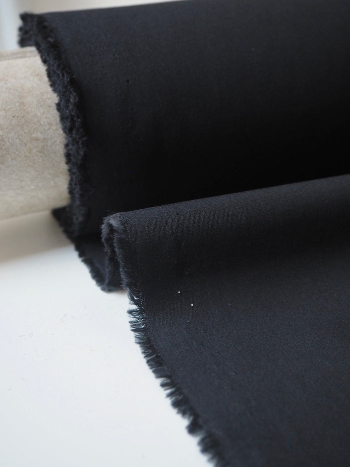 Black Mediumweight Cotton