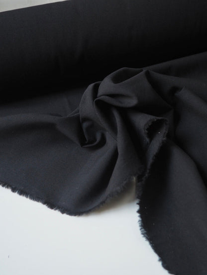 Black Mediumweight Cotton