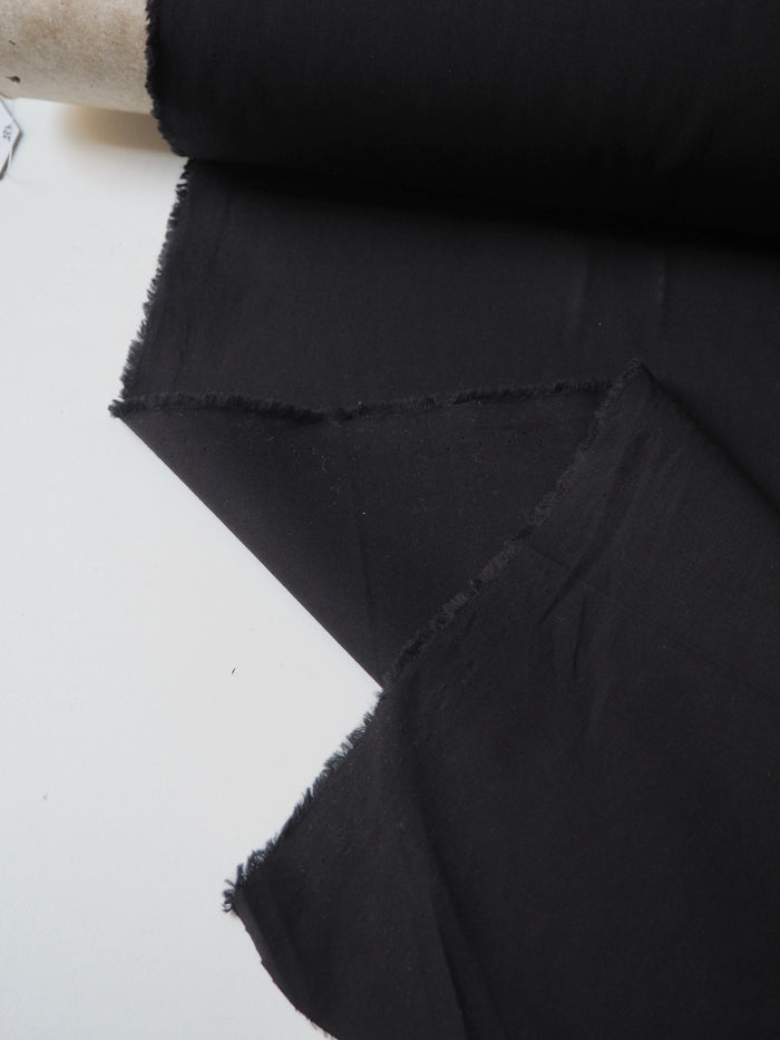 Black Mediumweight Cotton