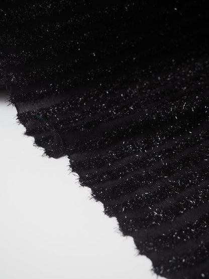 Black Metallic Stripe Jersey