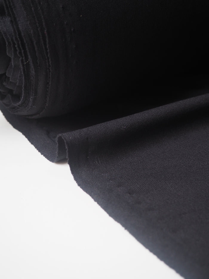 Black Shiny Interlock Jersey