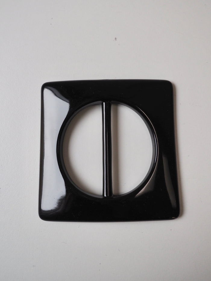 Black Square + Circle Centre Slider 6cm