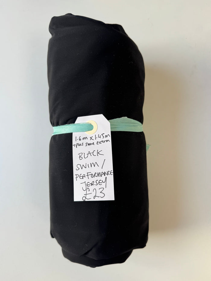 Black Swim/Performance Jersey Remnant