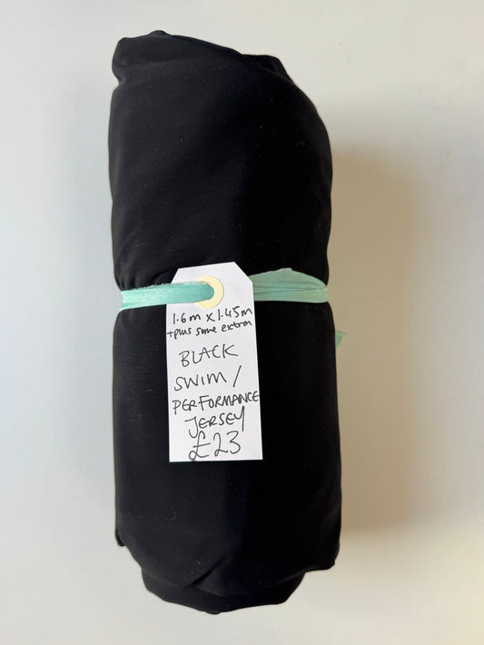 Black Swim/Performance Jersey Remnant