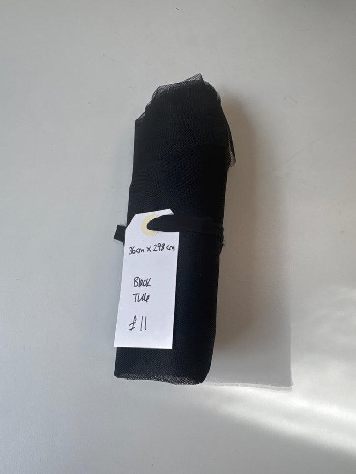 Black Tulle Remnant