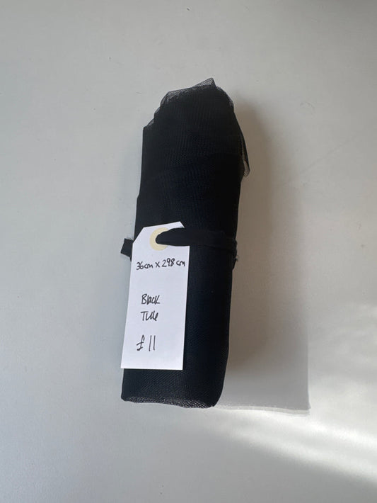 Black Tulle Remnant